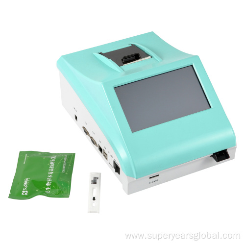 Touch Screen Rapid efluorescence dry fluorescence analyzer